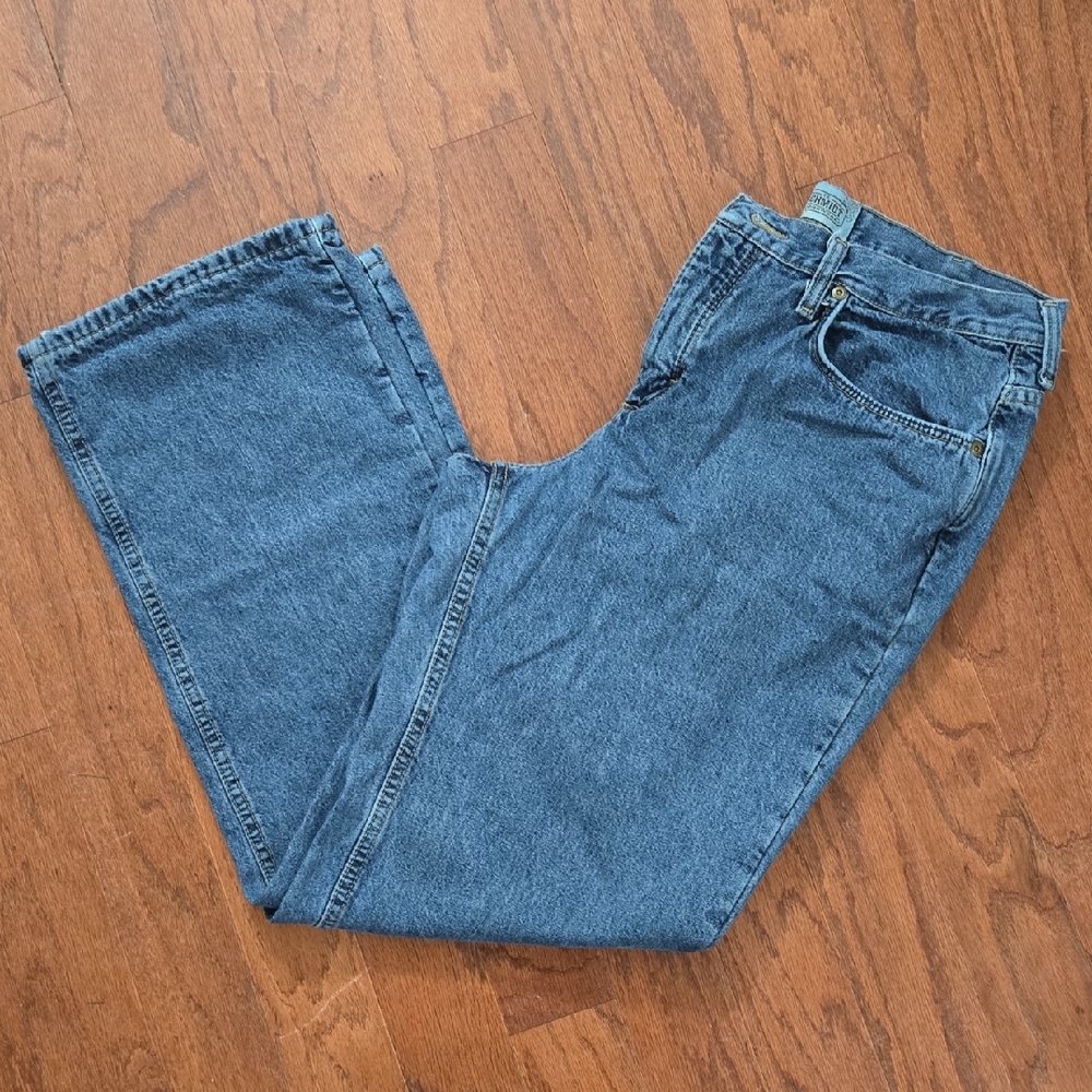 Women's Shmidt Flannel Lined Vintage Blue Jeans